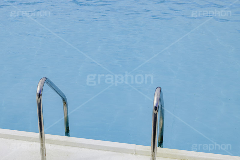 プールサイド,プール,スイミング,水泳,手すり,はしご,水遊び,安全,夏,サマー,summer,pool,swimming,フルサイズ撮影