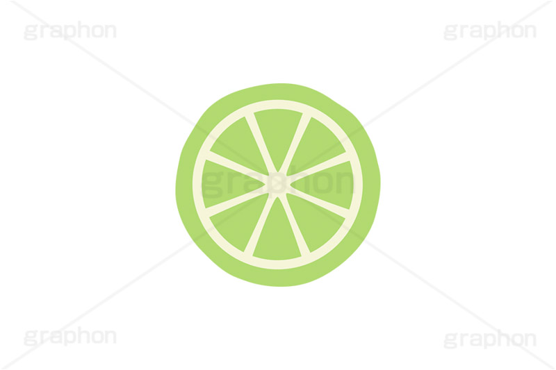 切られたライム,ライム,柑橘,フルーツ,果実,果物,デザート,輪切り,挿絵,挿し絵,fruit,lime