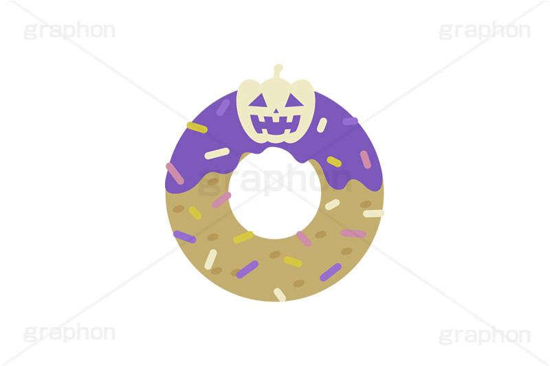 ハロウィンドーナツ,ハロウィンスイーツ,ハロウィン,ドーナツ,ドーナッツ,チョコドーナツ,スイーツ,お菓子,菓子,おやつ,チョコ,チョコレート,トッピング,デコレーション,焼き菓子,焼菓子,挿絵,挿し絵,illustration,donut,halloween