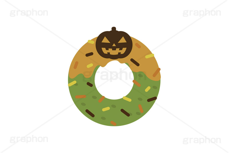 ハロウィンドーナツ,ハロウィンスイーツ,ハロウィン,ドーナツ,ドーナッツ,チョコドーナツ,スイーツ,お菓子,菓子,おやつ,チョコ,チョコレート,トッピング,デコレーション,焼き菓子,焼菓子,挿絵,挿し絵,illustration,donut,halloween