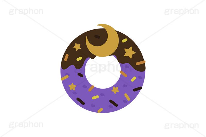 ハロウィンドーナツ,ハロウィンスイーツ,ハロウィン,ドーナツ,ドーナッツ,チョコドーナツ,スイーツ,お菓子,菓子,おやつ,チョコ,チョコレート,トッピング,デコレーション,焼き菓子,焼菓子,挿絵,挿し絵,illustration,donut,halloween
