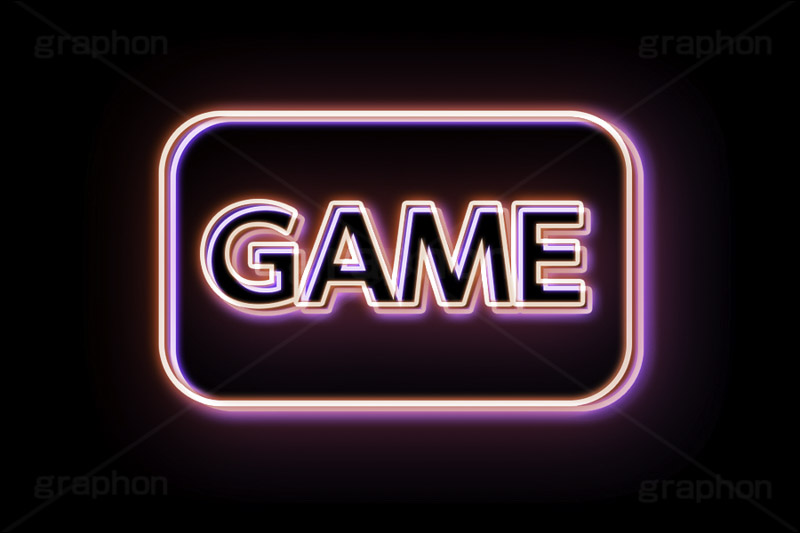 GAMEネオン,GAME,ゲーム,ネオン,ネオン管,光,ライト,電飾,照明,発光,文字,テキスト,配信,動画,実況,ゲーム実況,neon,text,game