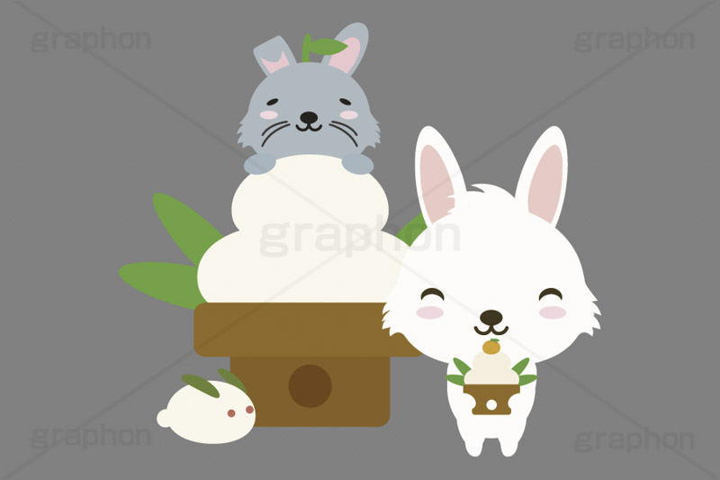 鏡餅になったウサギ？,鏡餅,鏡もち,もち,おもち,餅,お供え,干支,卯年,お正月,正月,年賀状,うさぎキャラクター,うさぎ,ウサギ,卯,兎,兔,ラビット,イベント,ニューイヤー,冬,行事,イラスト,キャラクター,動物,小動物,ポップ,可愛い,かわいい,カワイイ,挿絵,挿し絵,newyear,illustration,POP,winter,rabbit,卯年年賀状
