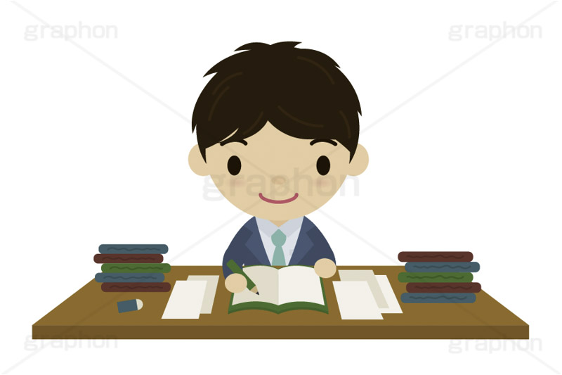 勉強,宿題,予習,復習,学校,教室,塾,課題,試験,受験,教科書,テスト,プリント,ノート,鉛筆,えんぴつ,文具,文房具,ステーショナリー,男子学生,学生,制服,生徒,中学生,高校生,学校,ブレザー,男子,イラスト,キャラクター,人物,ポップ,可愛い,かわいい,カワイイ,挿絵,挿し絵,illustration,POP,boy