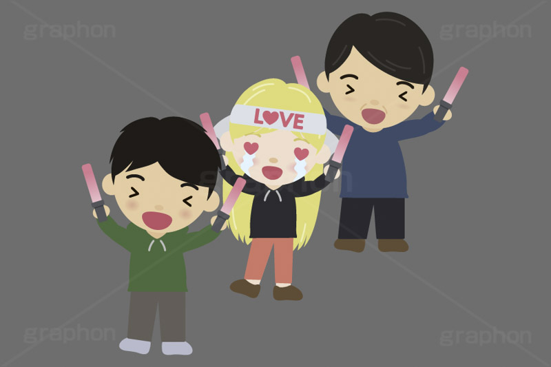 推し活,推し,活動,ペンライト,ブレード,ファン,応援,歓喜,涙,ライブ,ライヴ,コンサート,ハート,オタ芸,推しメン,ファン,アイドル,イラスト,挿絵,挿し絵,illustration,live,heart