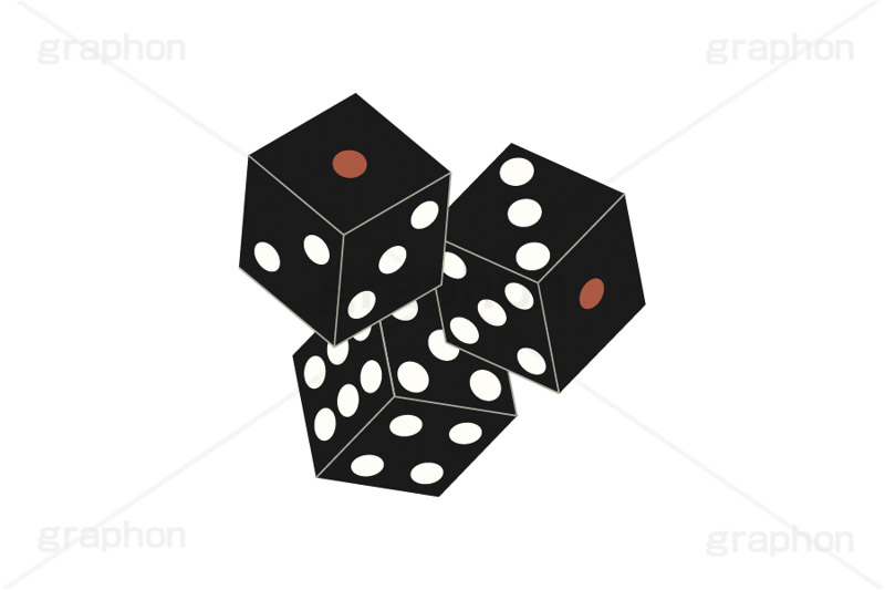 サイコロ,さいころ,ダイス,目,め,運命,運,ゲーム,すごろく,お正月遊び,遊び,振る,ふる,奇跡,幸運,転がす,順番,決める,おもちゃ,玩具,イラスト,挿絵,挿し絵,game,dice,TOY,illustration