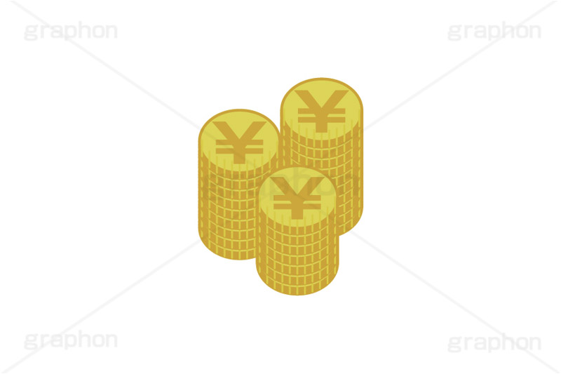 円,円マーク,コイン,マネー,金,お金,経済,景気,投資,貯金,貯蓄,課金,支払,通貨,為替,ゲーム,積む,ゴールド,イラスト,挿絵,挿し絵,yen,coin,money,illustration,game,gold