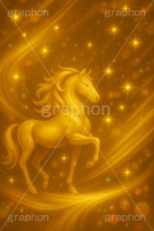 ゴールド馬イラスト,ラグジュアリー馬イラスト,ラグジュアリー,キラキラ,きらきら,華やか,豪華,セレブ,ゴールド,ラメ,金,馬イラスト,午,馬,うま,ウマ,午年,干支,正月,お正月,年賀状,2026午年,午年年賀状,新年,ニューイヤー,アニバーサリー,イラスト,illustration,japan,horse,luxury,gold