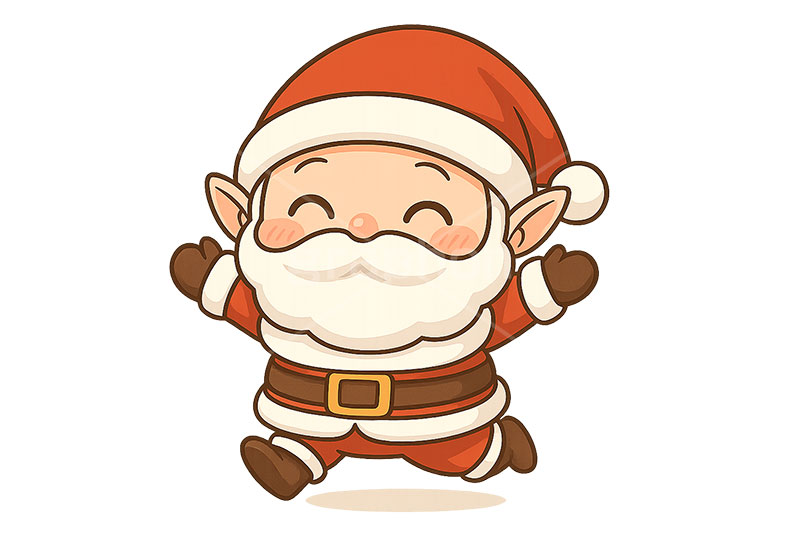 サンタ妖精,サンタクロースのイラスト,サンタ,サンタクロース,エルフ,妖精,クリスマス,イベント,冬,アイコン,マーク,かわいい,可愛い,カワイイ,キャラクター,character,icon,mark,christmas,winter,event,santa,elf,fairy