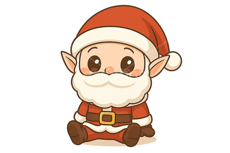 サンタ妖精,サンタクロースのイラスト,サンタ,サンタクロース,エルフ,妖精,クリスマス,イベント,冬,アイコン,マーク,かわいい,可愛い,カワイイ,キャラクター,character,icon,mark,christmas,winter,event,santa,elf,fairy