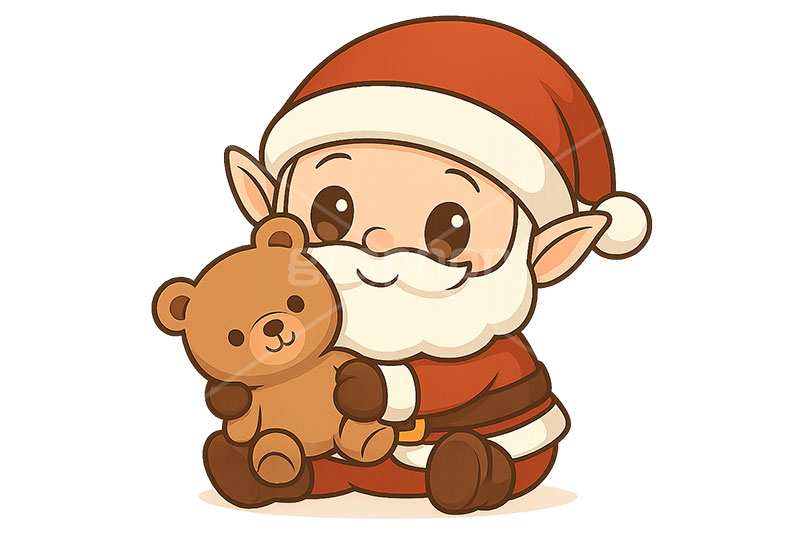 サンタ妖精,サンタクロースのイラスト,サンタ,サンタクロース,エルフ,妖精,クリスマス,イベント,冬,アイコン,マーク,かわいい,可愛い,カワイイ,キャラクター,character,icon,mark,christmas,winter,event,santa,elf,fairy