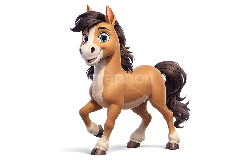 3D馬キャラクター,3D,馬キャラクター,馬イラスト,午,馬,うま,ウマ,かわいい,カワイイ,可愛い,キャラクター,午年,干支,正月,お正月,年賀状,2026午年,午年年賀状,新年,ニューイヤー,アニバーサリー,イラスト,illustration,japan,horse,cute,character,animation