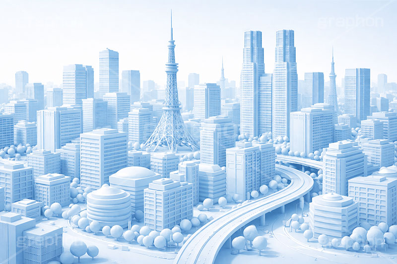 シンプル都会,ワールド,タワー,クレイアート,クレイ,ねんど,粘土,模型,立体,未来,近未来,都会,都市,街,ビル,future,city,building,tower,clay,AI生成素材