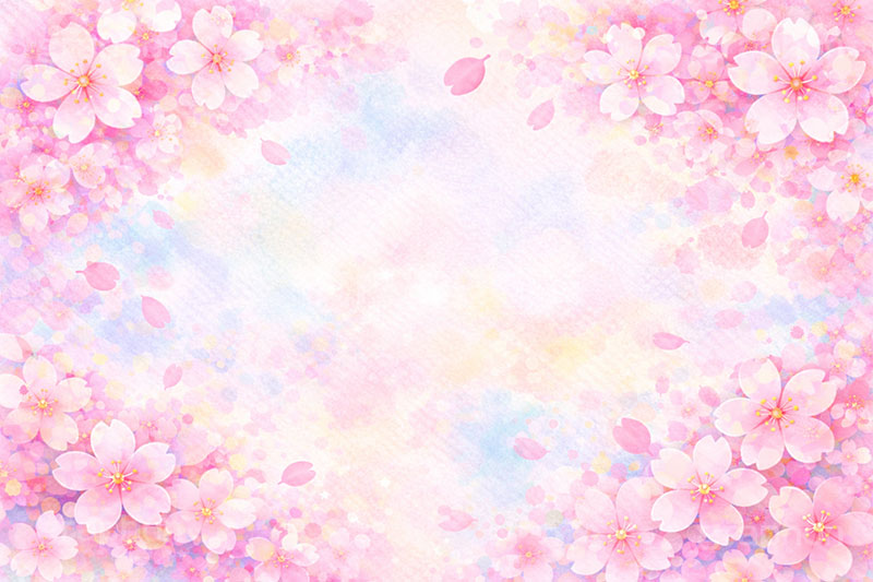 桜フレーム,桜,さくら,サクラ,花見,ブロッサム,春,花,花びら,花弁,背景,枠,フレーム,水彩,スケッチ,イラスト,blossom,spring,flower,frame,AI生成素材