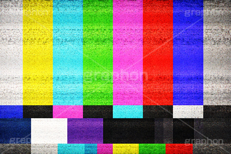 カラーバー,ノイズ,不具合,故障,エラー,バグ,荒れ,砂嵐,カラー,バー,液晶,画面,TV,テレビ,放送,メンテナンス,アナログ,デジタル,信号,記録,放送事故,夜中,テスト,送信,映像,動画,実況,配信,編集,色,television,test,color,analog,digital,AI生成素材