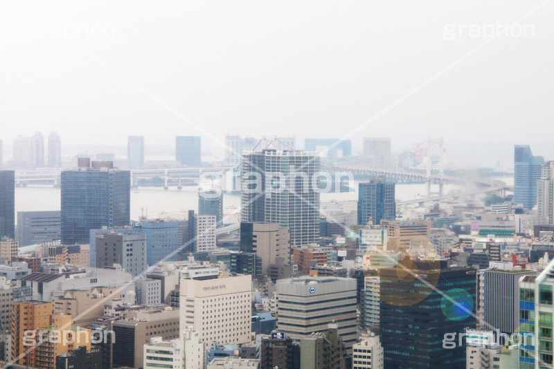 お台場風景,台場,お台場,レインボーブリッジ,フジテレビ,展望台,展望,眺め,ながめ,見下ろす,一望,見晴
