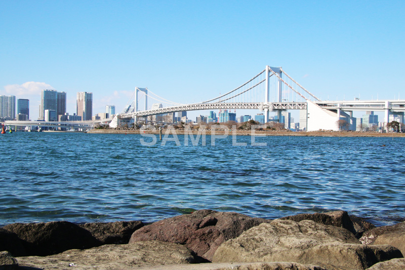 レインボーブリッジ,橋,ブリッジ,吊り橋,東京港連絡橋,お台場,台場,DAIBA,東京都港区台場,東京臨海副都心,御台場,東京湾,港区