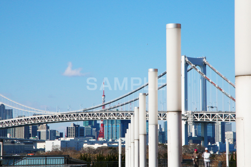 レインボーブリッジ,橋,ブリッジ,吊り橋,東京港連絡橋,お台場,台場,DAIBA,東京都港区台場,東京臨海副都心,御台場,東京湾,港区