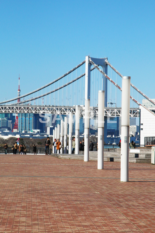レインボーブリッジ,橋,ブリッジ,吊り橋,東京港連絡橋,お台場,台場,DAIBA,東京都港区台場,東京臨海副都心,御台場,東京湾,港区
