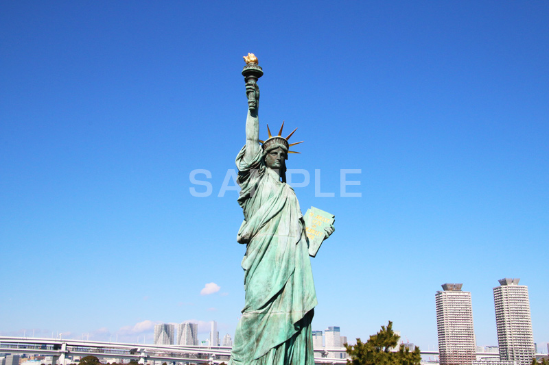 お台場,台場,DAIBA,東京都港区台場,東京臨海副都心,御台場,東京湾,自由の女神,女神,自由の女神像,女神像,リベルタス,立像,銅像,レプリカ,モニュメント,monument,港区