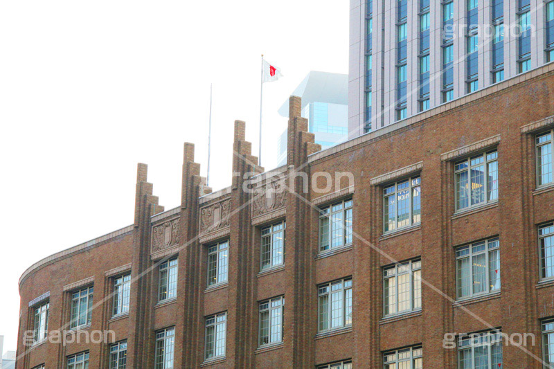 中央合同庁舎第７号館,中央合同庁舎,文化庁,文部省,赤レンガ,レンガ,レンガ造り,霞が関,文部科学省,国家,機関,庁舎,交差点,金融庁,国,組織,虎ノ門,虎の門,japan