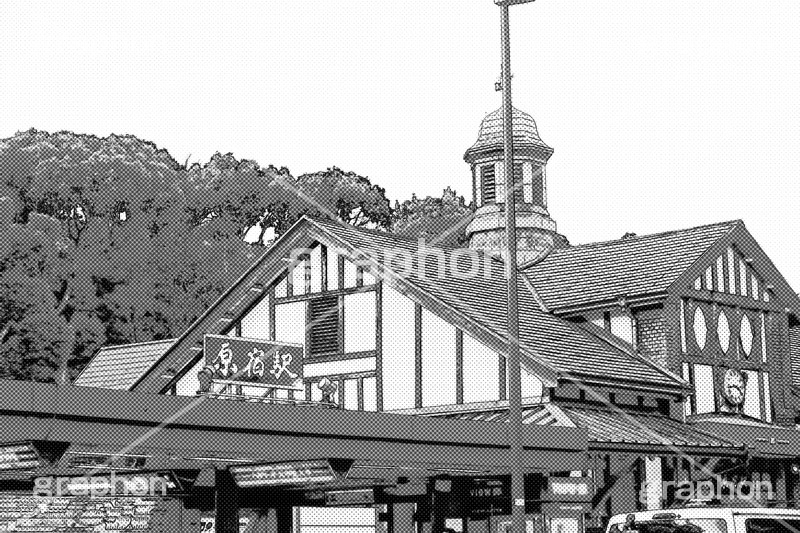 原宿駅,駅,アメコミ,コミック,コミックス,アメコミ風,漫画,マンガ,まんが,トーン,加工,背景,comic,toon,アメコミ調