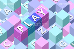 PLAY,play,ゲーム,遊び,再生,キューブ,イメージ,文字,台詞,情報,記事,タイトル,キーワード,ワード,word,keyword,image,title,メッセージ,message,text,テキスト