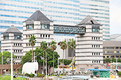 みなとみらいの水門,みなとみらい,よこはま,横浜,水門,１号ドック,ドッグヤード,水門橋,港,神奈川県,ベイサイド