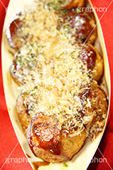 たこ焼き,たこやき,タコヤキ,大阪名物,粉もん,小麦粉,ソウルフード,日本料理,日本食,和食,アツアツ,あつあつ,熱々,カリカリ,たこ,タコ,ソース,青のり,鰹節,かつお節,ファーストフード,ファストフード,japan
