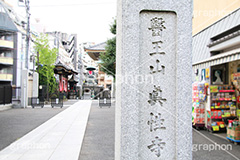 眞性寺,真性寺,巣鴨,すがも,地蔵,江戸六地蔵,徳川吉宗,彫刻,指定有形文化財,文化財,商店街,巣鴨地蔵通り商店街,豊島区,おばあちゃんの原宿,お年寄り,高齢者,シニア,高齢者,シルバー,入口,入り口,参拝,お参り,寺院,shopping,ショッピング,買い物,敬老,老人