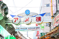 アメ横,アメリカ,横丁,アメ横商店街,アメヤ横丁,アメヤ,上野,うえの,台東区,下町,風情,文化,下谷,名所,観光,商店街,安い,問屋,商い,商店,商売,問屋街,看板,ショッピング,買い物,風情,情緒,japan,american,shopping