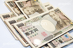 お札勘定,お札,札,勘定,計算,お金,かね,円,日本円,マネー,金銭,日本のお金,お金がない,財産,返済,貯金,借金,両替,キャッシュ,現金,1万円,一万円,money,yen,経理,事務,経済,札束