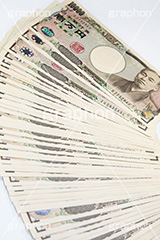 札束扇,お札勘定,お札,札,勘定,計算,お金,かね,円,日本円,マネー,金銭,日本のお金,財産,返済,貯金,借金,両替,キャッシュ,現金,1万円,一万円,money,yen,経理,事務,経済,札束