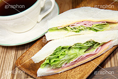 モーニングセット,サンドイッチ,サンドウィッチ,セット,モーニング,朝食,ハム,レタス,チーズ,ブレックファースト,パン,食パン,コーヒー,珈琲,シャキシャキ,グルメ,sandwich,set,morning,cheese,breakfast,coffee