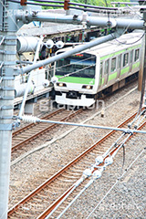 巣鴨山手線,山手線,山手,電車,でんしゃ,鉄道,乗り物,交通,路線,線路,通勤,通学,撮り鉄,とり鉄,車両,電車/鉄道,巣鴨駅,駅,黄緑,線路,巣鴨,ホーム,JR,train