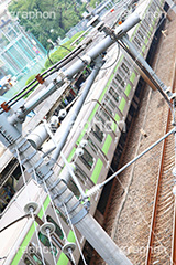 巣鴨山手線,山手線,山手,電車,でんしゃ,鉄道,乗り物,交通,路線,線路,通勤,通学,撮り鉄,とり鉄,車両,電車/鉄道,巣鴨駅,駅,黄緑,線路,巣鴨,ホーム,JR,train