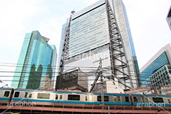 新橋のビル群,新橋,港区,駅前,building,office,ビル,ビル群,オフィス,ビジネス街,高層,高層ビル