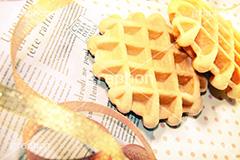 ワッフル(ヴィンテージ),お菓子,スイーツ,トイカメラ撮影,トイカメラ,ヴィンテージ,ビンテージ,レトロ,お洒落,おしゃれ,オシャレ,味わい,トンネル効果