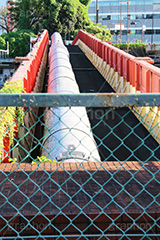 市ヶ谷橋,市ヶ谷,市ヶ谷水管橋,駅前,市ヶ谷堀,神田川,橋,新宿区,千代田区,大学