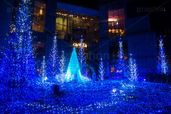 カレッタ汐留のイルミネーション,イルミネーション,イルミ,illumination,blue,show,電飾,電球,発光ダイオード,LED,tree,冬,キラキラ,綺麗,きれい,キレイ,煌,輝,デート,スポット,都内,クリスマス,飾り,イベント,ブルー,ショー,汐留,カレッタ汐留,新橋,港区,フレア,flare,行事