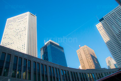 新宿西口ビル群,西口,新宿,新宿区,ビル,都会,ビル群,高層ビル,ビジネス,都庁前,都庁,オフィス街,オフィス,office,shinjuku,building,西新宿