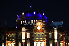 東京,東京駅,内駅舎,赤レンガ,丸の内,重要文化財,豪壮華麗,洋式建築,中央駅,国指定重要文化財,Tokyo Station City,夜,ライトアップ,レトロ,レンガ造り,復元,tokyo,旅行,旅,travel