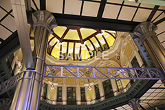 東京,東京駅,内駅舎,丸の内,重要文化財,豪壮華麗,洋式建築,中央駅,国指定重要文化財,Tokyo Station City,夜,ライトアップ,ドーム,レトロ,復元,tokyo,天井,屋根,旅行,旅,travel