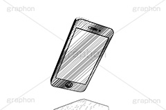 スマホのスケッチ,スマホ,スマフォ,スマートフォン,携帯,モバイル,mobile,フォン,phone,電話,通話,iPhone,アイフォン,デジタル,ガジェット,スケッチ,sketch,gadget,digital,device,デバイス,電波,端末,液晶,画面,連絡,デバック,IT,通信