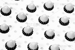 チョコ(モノクロ),モノクロ,白黒,しろくろ,モノクローム,単色画,単彩画,単色