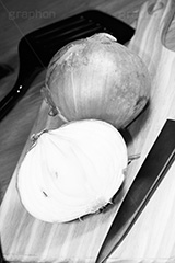 玉葱(モノクロ),モノクロ,白黒,しろくろ,モノクローム,単色画,単彩画,単色