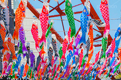 大量の鯉のぼり,大量,多い,こいのぼり,鯉のぼり,5月5日,端午,節句,供物,こどもの日,子供の日,こども,子供,男の子,東京タワー,とうきょうタワー,Tokyo Tower,event,kids,港区,和,文化,japan,風習,行事,なびく