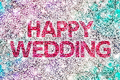 グリッターHAPPY WEDDING,wedding,greeting,結婚,結婚式,祝い,お祝い,グリーティング,グリッター,ラメ,スパンコール,キラキラ,きらきら,フレア,glitter,flare,POP,ポップ,ガーリー,女子,華やか,綺麗,きれい,キレイ,かわいい,カワイイ,可愛い,背景,あげ,ギャル,メッセージ,文字,テキスト,message,text,ホログラム,hologram,event,イベント,行事