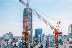 渋谷大工事,セルリアン,タワー,渋谷,しぶや,ホテル,オフィスビル,高層ビル,shibuya,クレーン,重機,建設,解体,crane,building,開発,工事,都市開発,2020,再開発