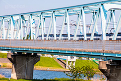 北総鉄道江戸川橋梁,北総鉄道,鉄道,電車,線路,橋,橋梁,江戸川河川敷,江戸川,河川,河川敷,一級河川,葛飾区,江戸川区